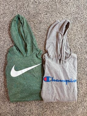 Men’s XL Nike and Champion Hoodie Bundle